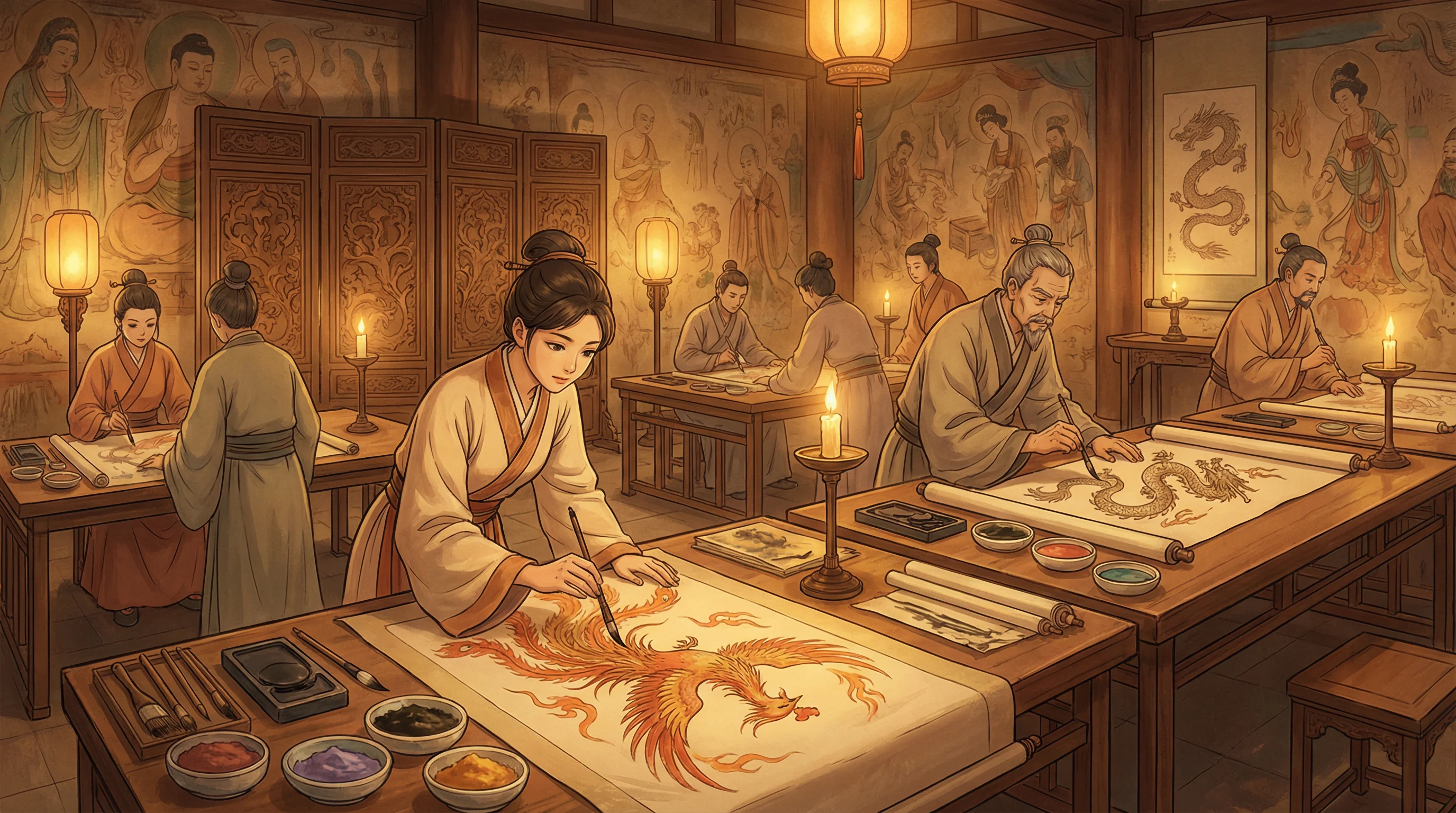 画师入驻 - 电视剧奶奶再爱我一次 国风动漫画师